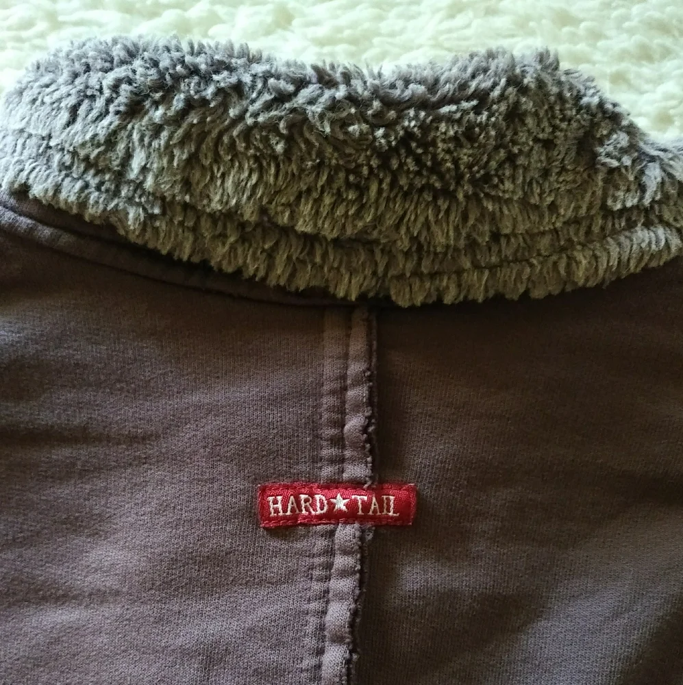 y2k purple cotton trench - Picture 9 of 11